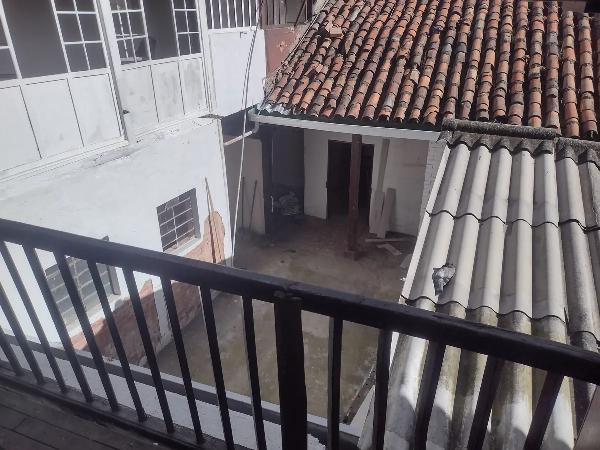 Balcón del segundo piso sobre el Patio 1, en su estado actual